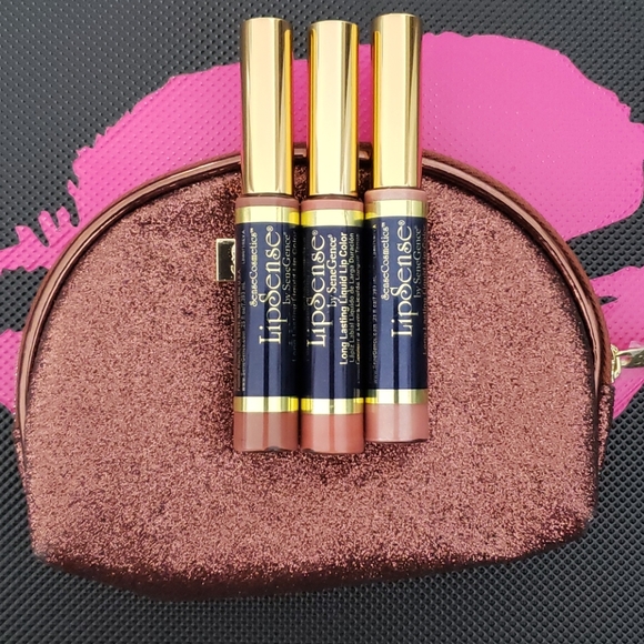 LipSense Other - 🍂 Lipsense Fall Bundle  w/makeup bag!🍂